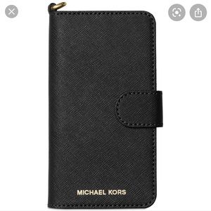 Brand new Black Michael Kors Folio iPhone X Case